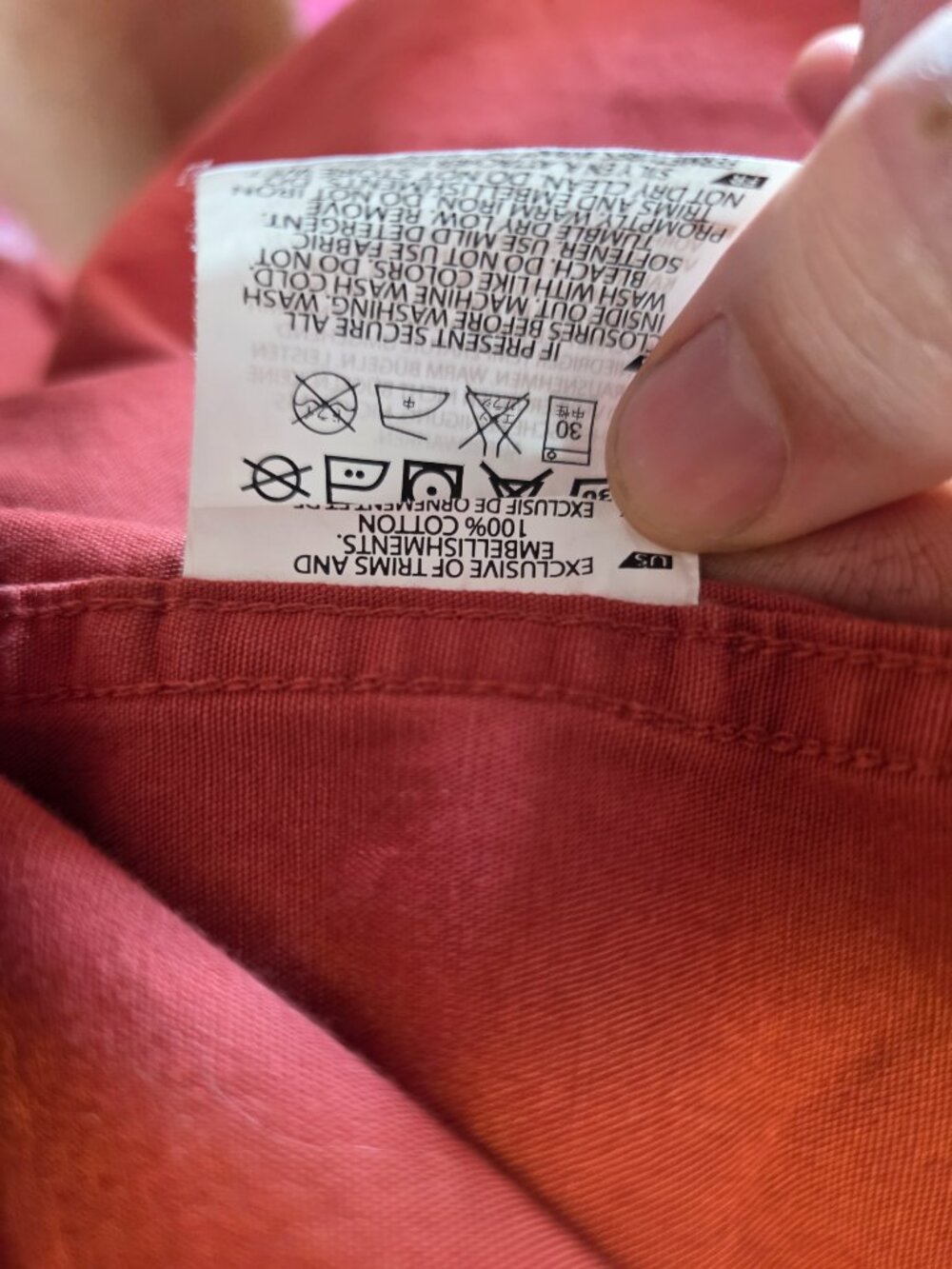 5.11 Tactical Large Rust/Orange Ripstop Shirt - Picture 4 of 6